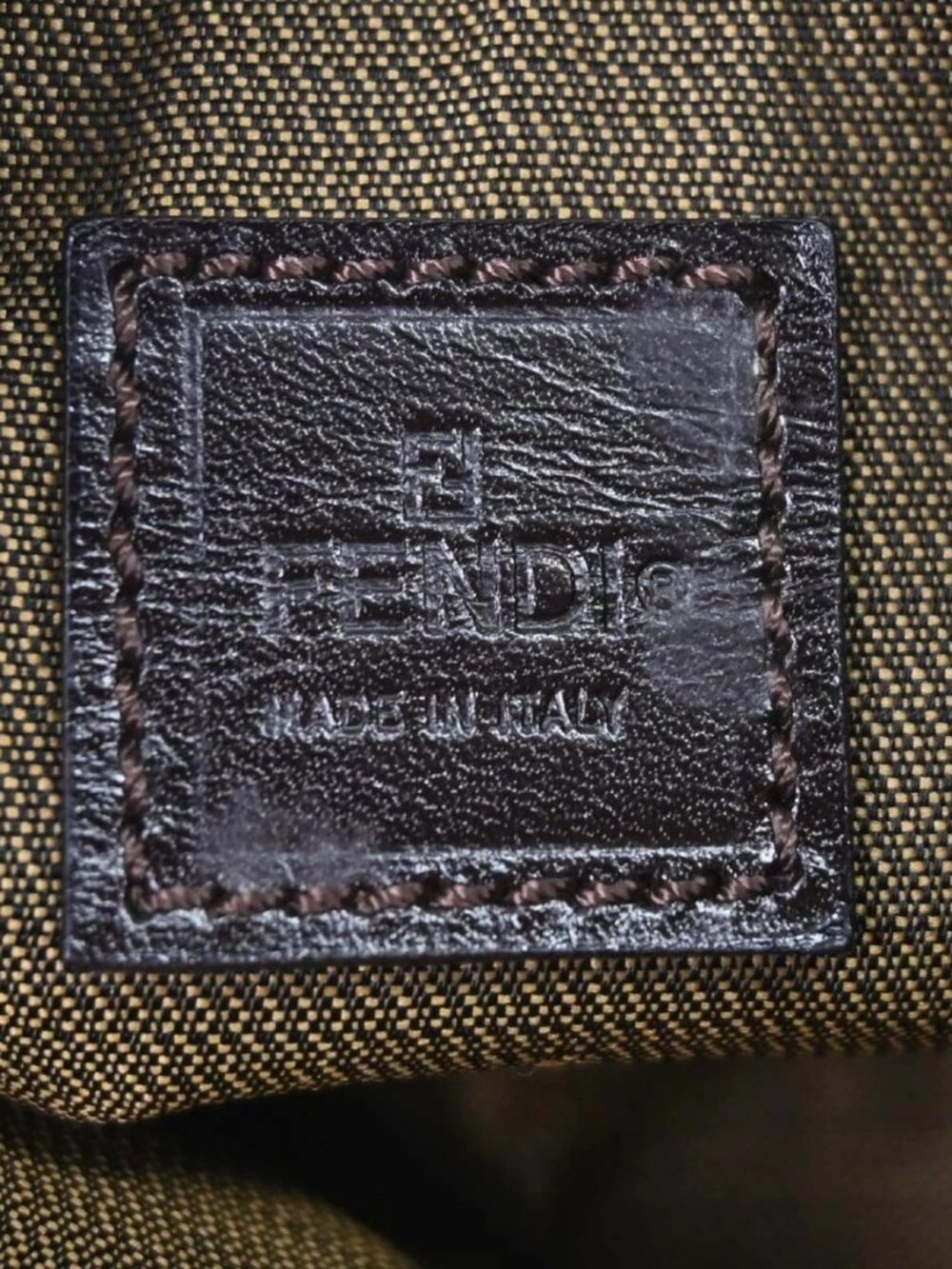 Fendi Brown Zucca Handbag - Picture 9 of 10
